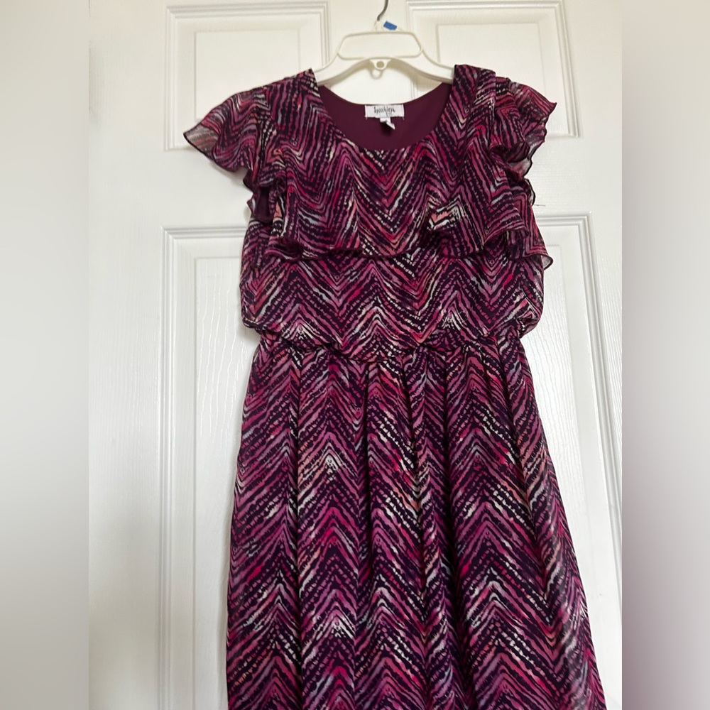 Pink purple children’s casual dress